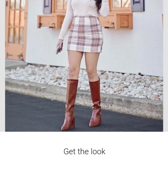 H&M mini wool skirt Size 4 - Picture 8 of 9